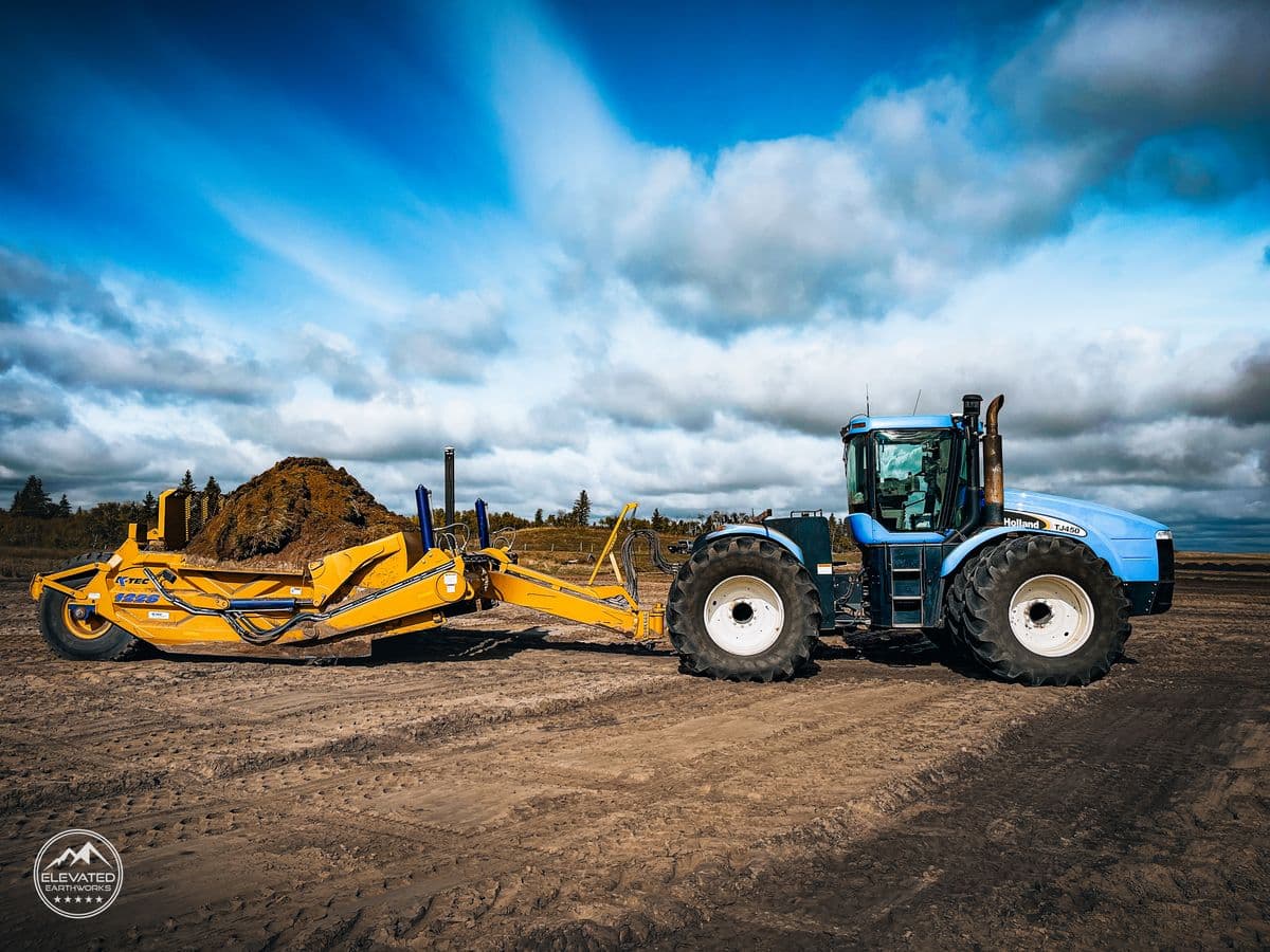 Civil earthworks operation